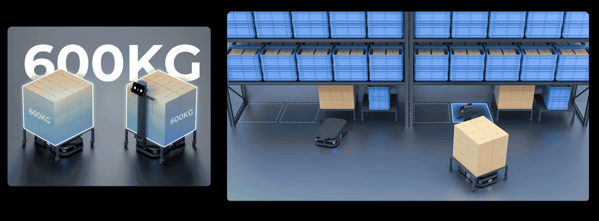 PUDU T600 Industrial Delivery Robot