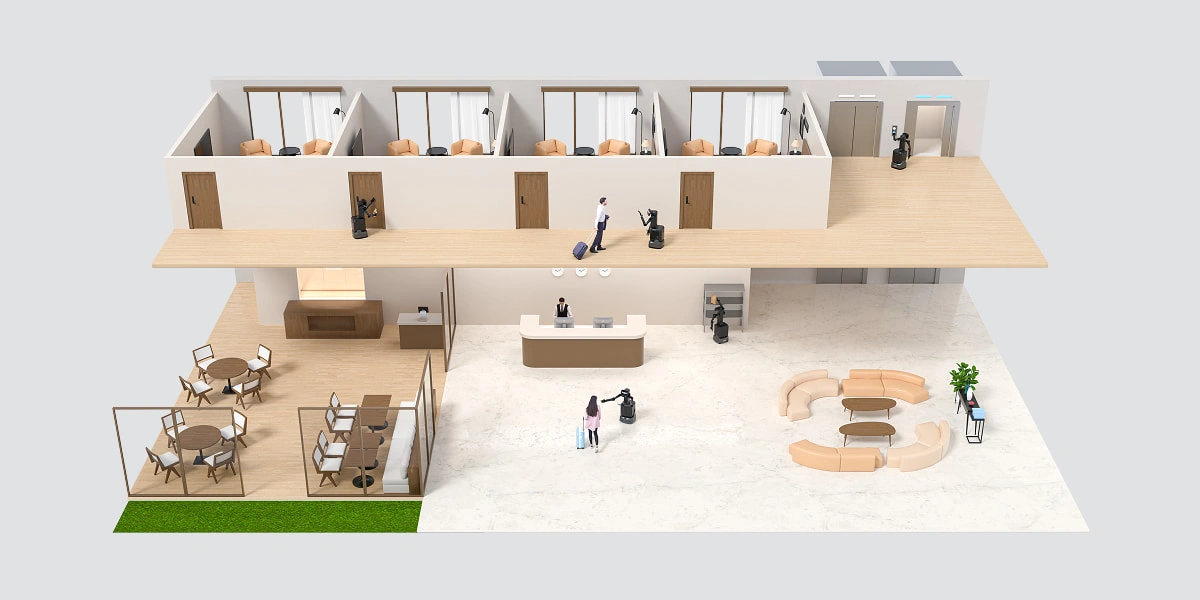 FlashBot Arm Semi-Humanoid Embodied AI Service Robot