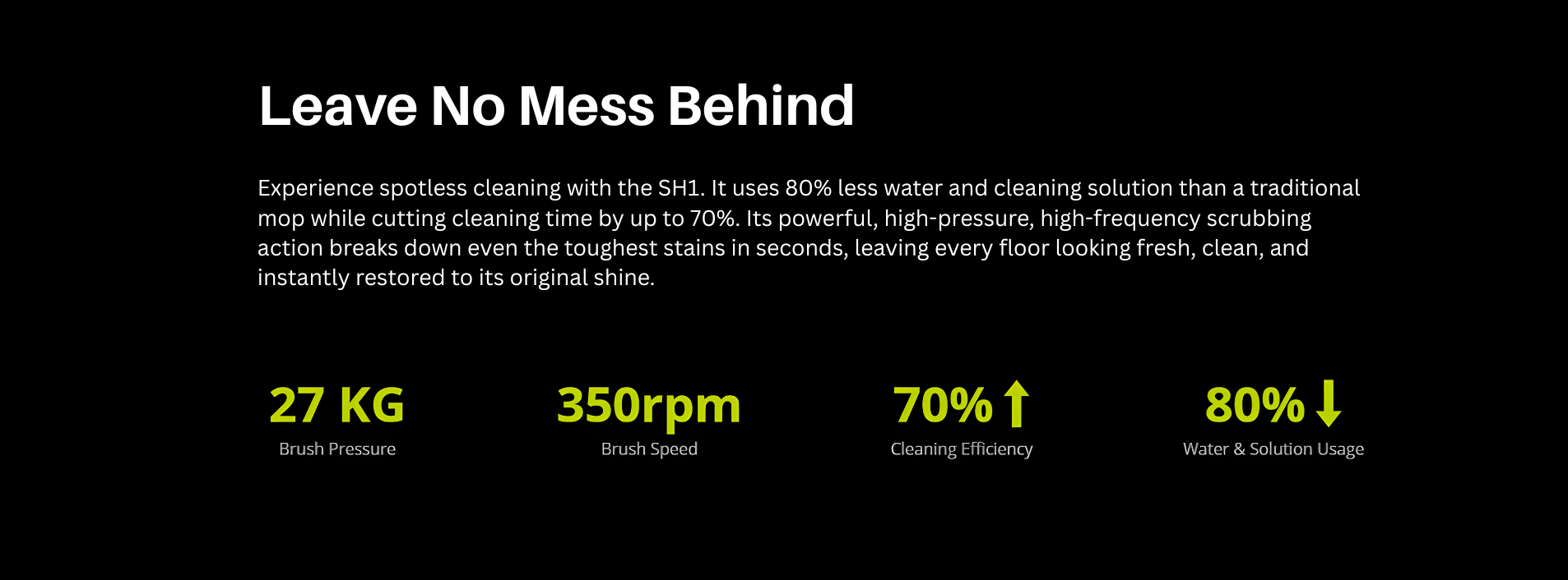 PUDU SH1 Smart upright Scrubber Dryer