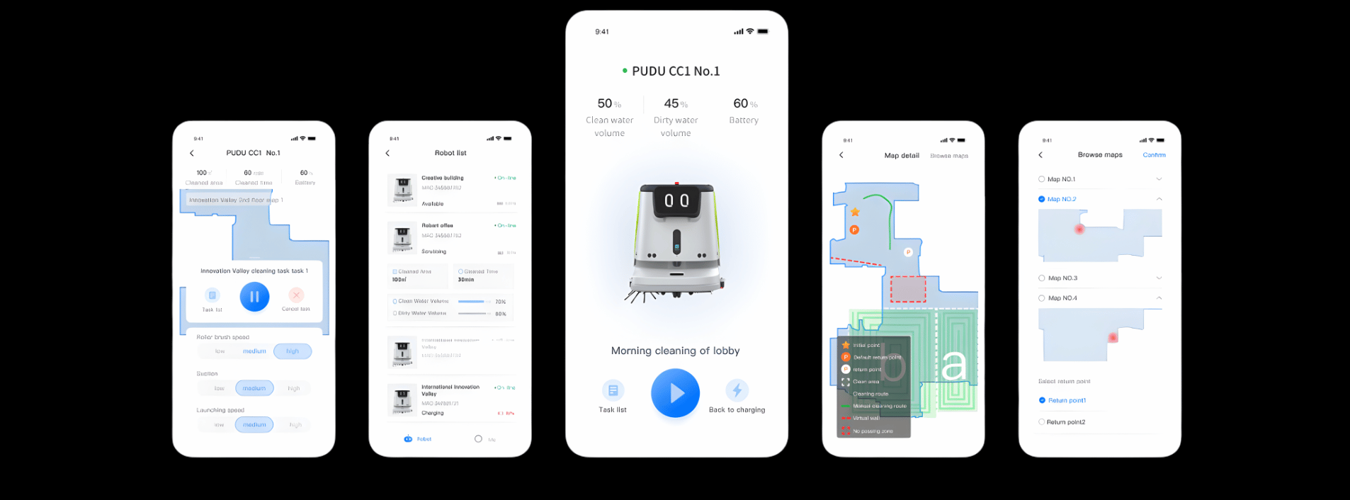 PUDU CC1 Intelligent Commercial Cleaning Robot