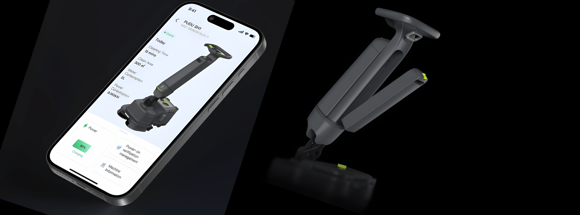 PUDU SH1 Smart upright Scrubber Dryer