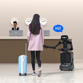 FlashBot Arm Semi-Humanoid Embodied AI Service Robot