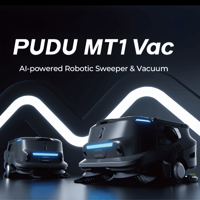 PUDU MT1 Vac AI-powered Sweeper & Vacuum
