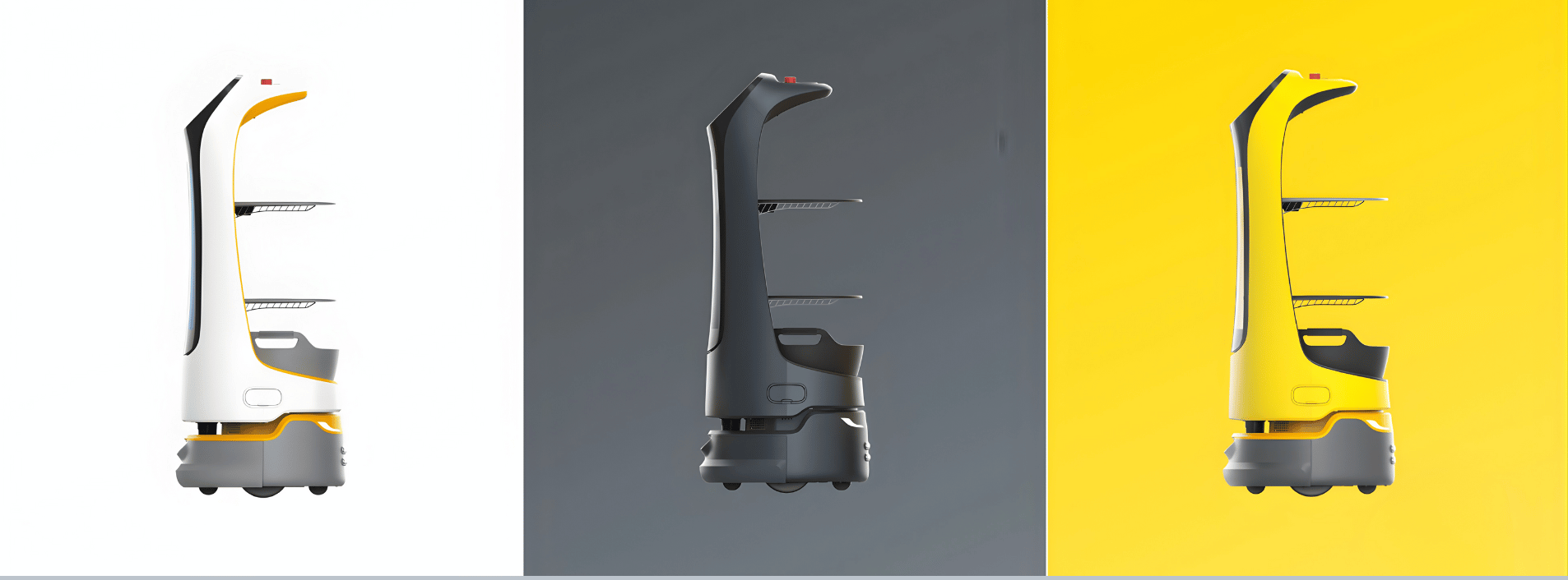 PUDU KettyBot Pro Delivery & Reception Robot with an Ad Display