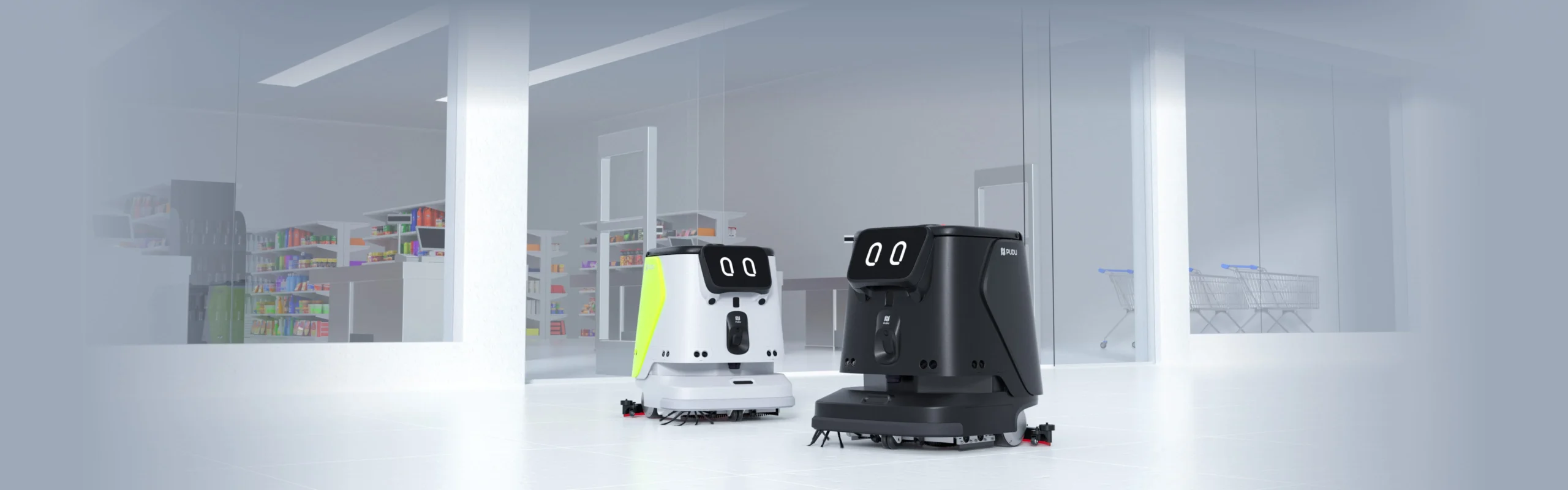 PUDU CC1 Intelligent Commercial Cleaning Robot.